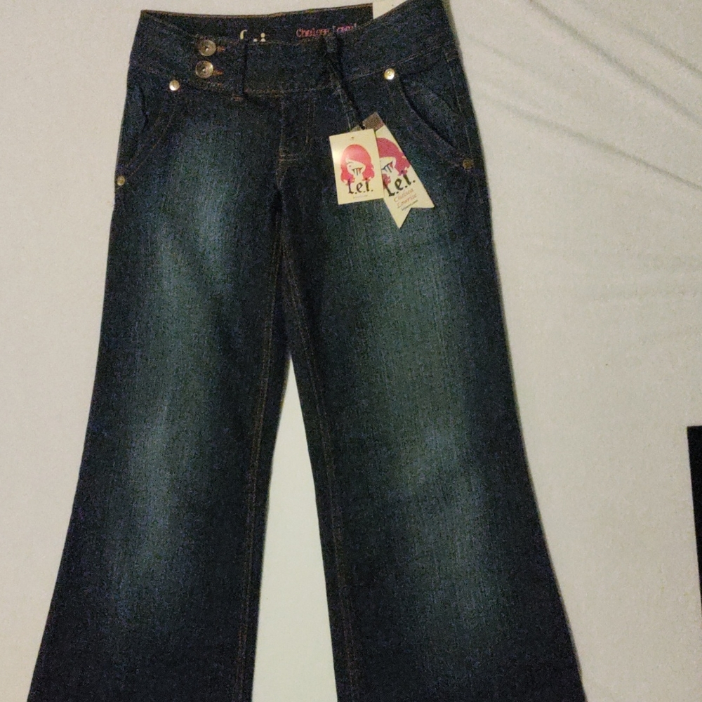 Vintage L.e.i bell Chelsea low-rise bellbottom jeans